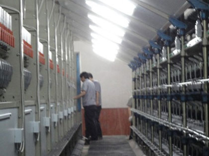 The new equipment of Chengbang chemical fiber texturing workshop was put into production