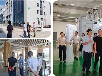 Lang Yujiang, deputy director of Keqiao District People's Congress, and his party visited Chengbang Hi-tech, a subsidiary of the group, for inspection and guidance